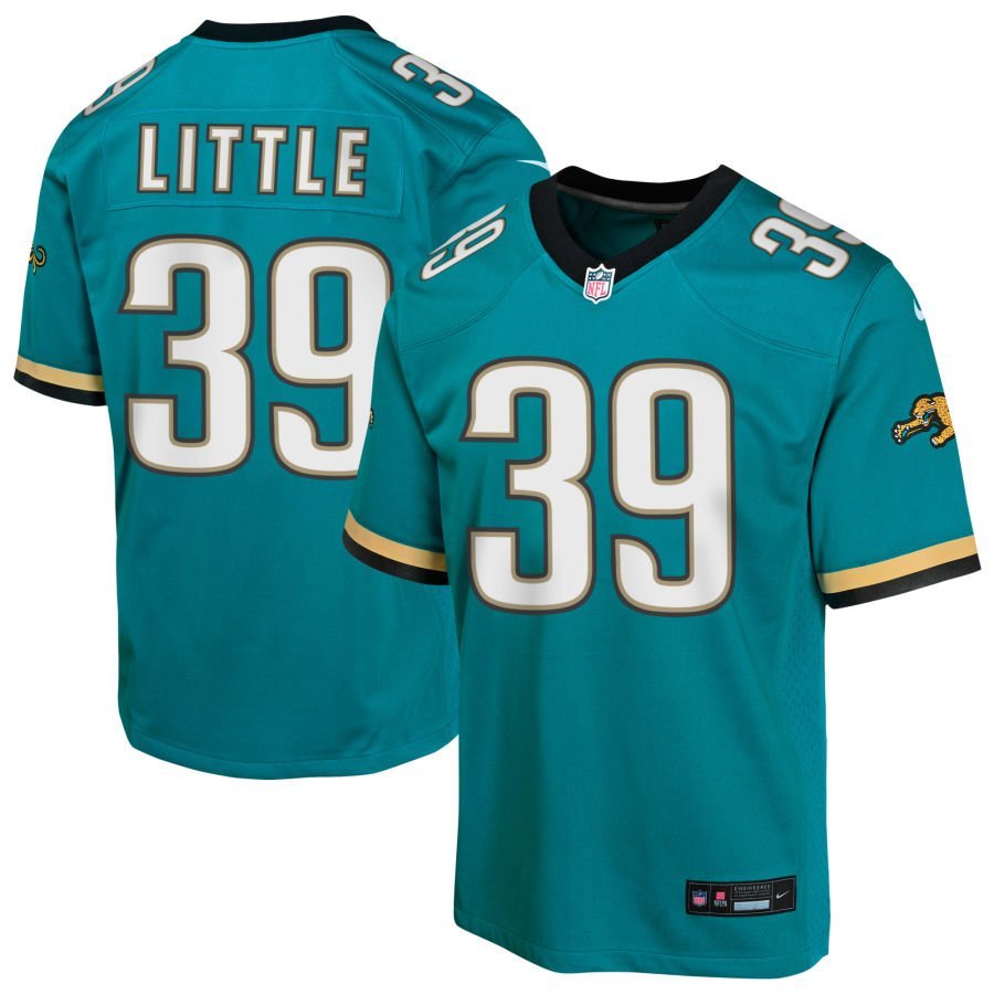 Cam Little Youth Nike Teal Jacksonville Jaguars Prowler Throwback Custom Game Jersey