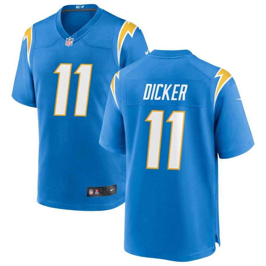 Cameron Dicker Men’s Nike Powder Blue Los Angeles Chargers Custom Game Jersey
