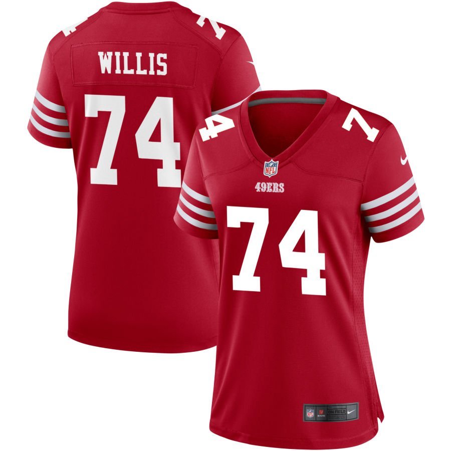Carver Willis Women’s Nike Scarlet San Francisco 49ers Game Custom Jersey Carver Willis Women’s Nike Scarlet San Francisco 49ers Game Custom Jersey