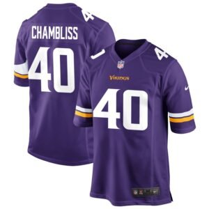 Chaz Chambliss Men’s Nike Purple Minnesota Vikings Custom Game Jersey Chaz Chambliss Men’s Nike Purple Minnesota Vikings Custom Game Jersey