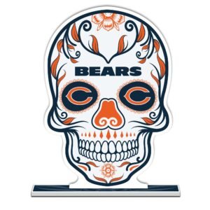 Chicago Bears 10″ Sugar Skull Standee Chicago Bears 10″ Sugar Skull Standee