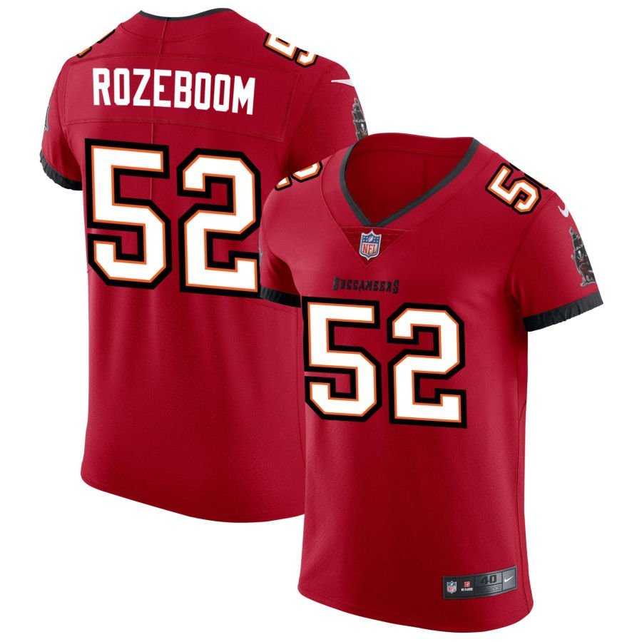 Christian Rozeboom Men’s Nike Red Tampa Bay Buccaneers Vapor Elite Custom Jersey