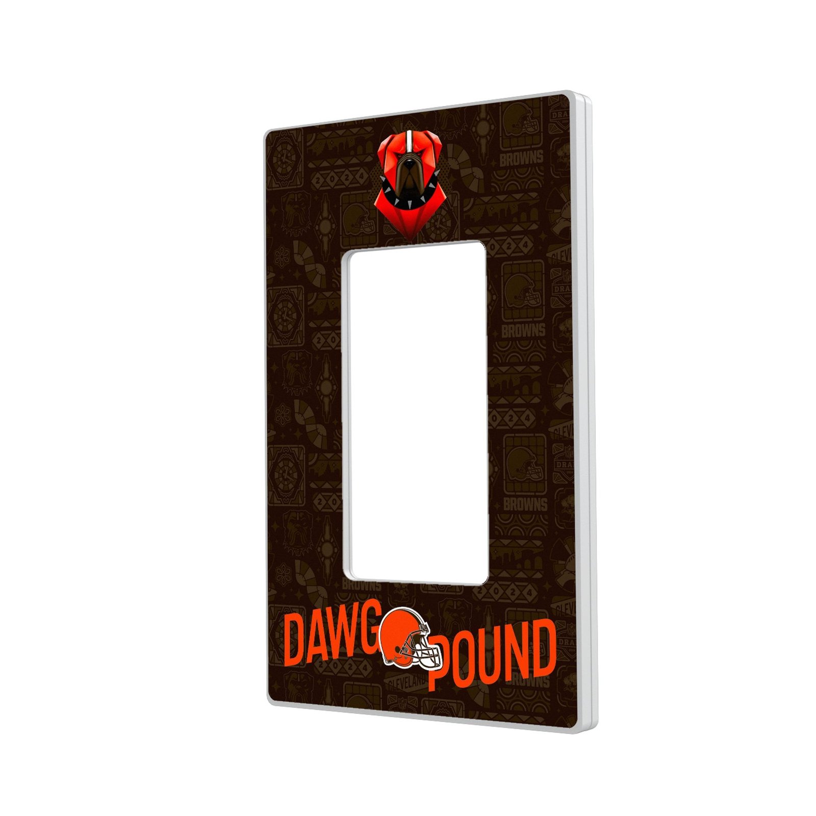 Cleveland Browns 2024 Illustrated Limited Edition Single Rocker Light Switch Plate Cleveland Browns 2024 Illustrated Limited Edition Single Rocker Light Switch Plate
