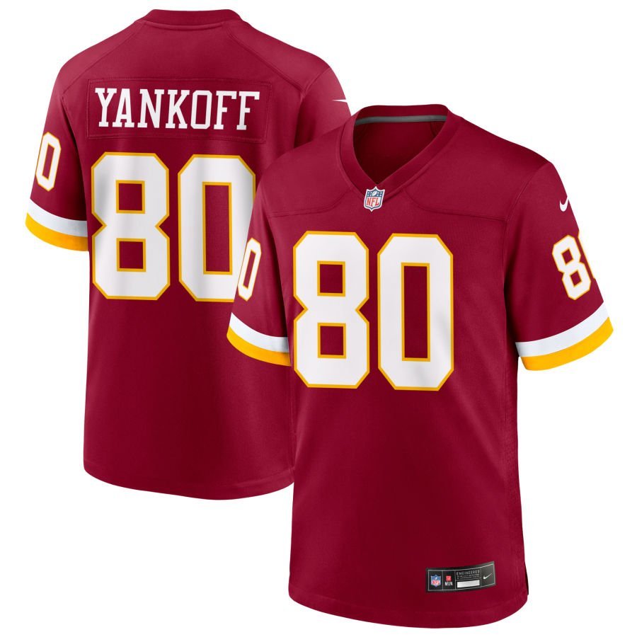 Colson Yankoff Youth Nike Burgundy Washington Commanders Custom Game Jersey