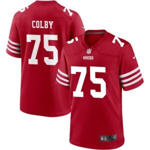 Connor Colby Men’s Nike Scarlet San Francisco 49ers Custom Jersey Connor Colby Men’s Nike Scarlet San Francisco 49ers Custom Jersey