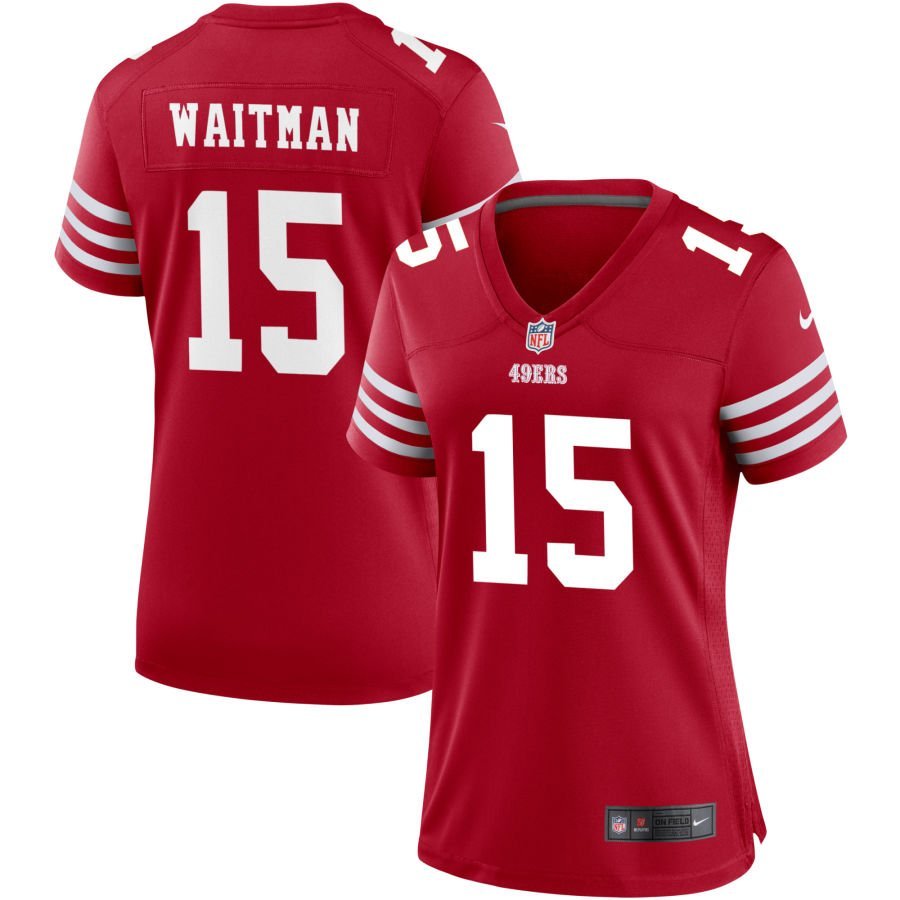 Corliss Waitman Women’s Nike Scarlet San Francisco 49ers Game Custom Jersey