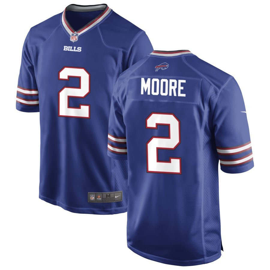 DJ Moore Men’s Nike Royal Buffalo Bills Custom Game Jersey