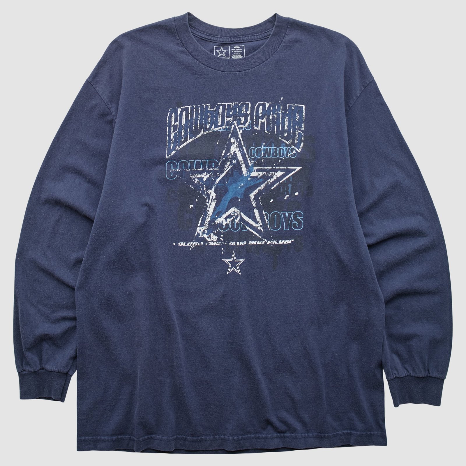 Dallas Cowboys Cowboys 2000s Long Sleeve T-shirt – Navy – L by Fanatics Real Vintage Dallas Cowboys Cowboys 2000s Long Sleeve T-shirt – Navy – L by Fanatics Real Vintage