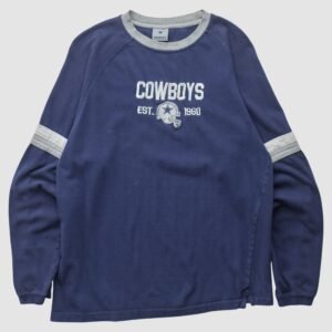 Dallas Cowboys Cowboys 2000s Long Sleeve T-shirt – Navy – M by Fanatics Real Vintage Dallas Cowboys Cowboys 2000s Long Sleeve T-shirt – Navy – M by Fanatics Real Vintage