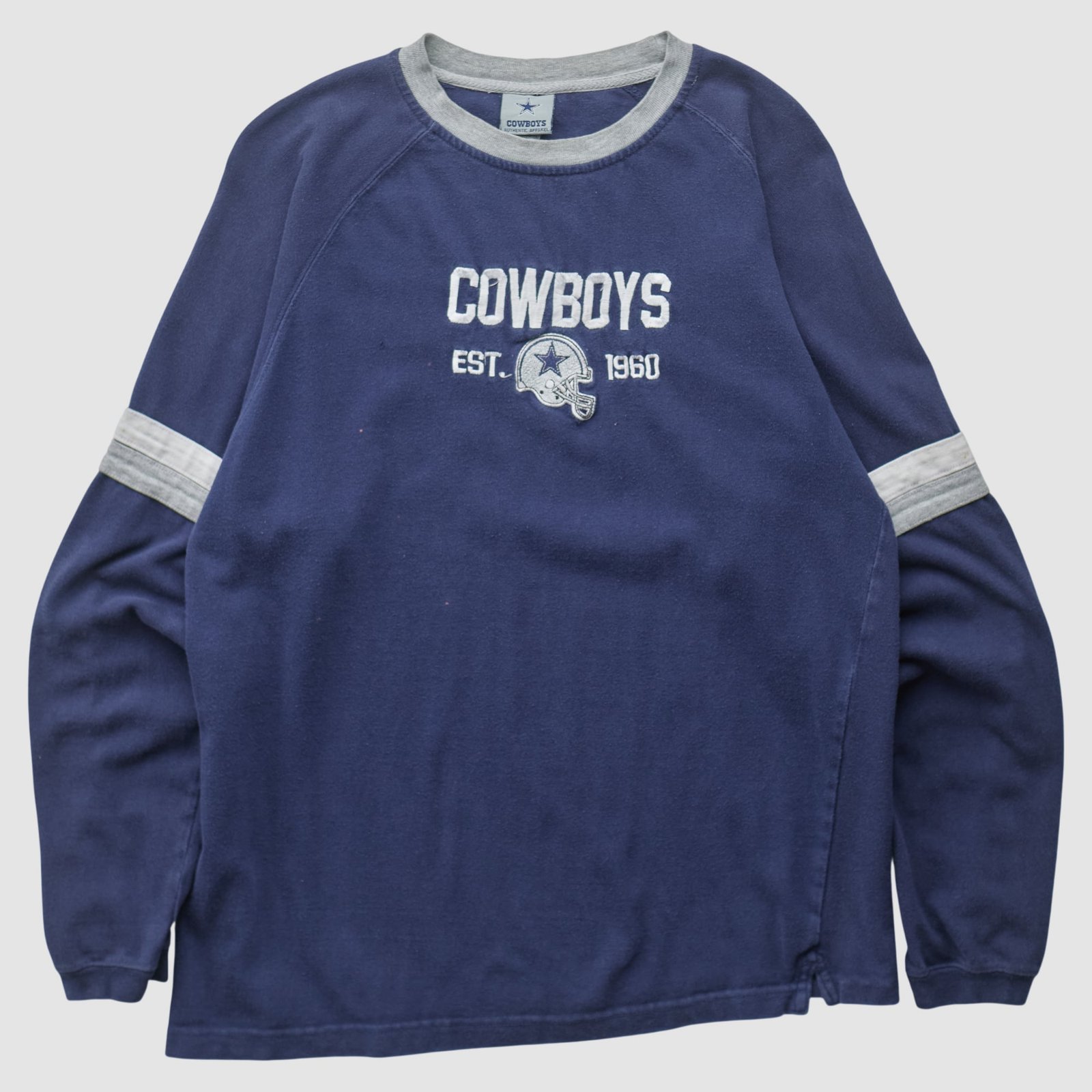 Dallas Cowboys Cowboys 2000s Long Sleeve T-shirt – Navy – M by Fanatics Real Vintage