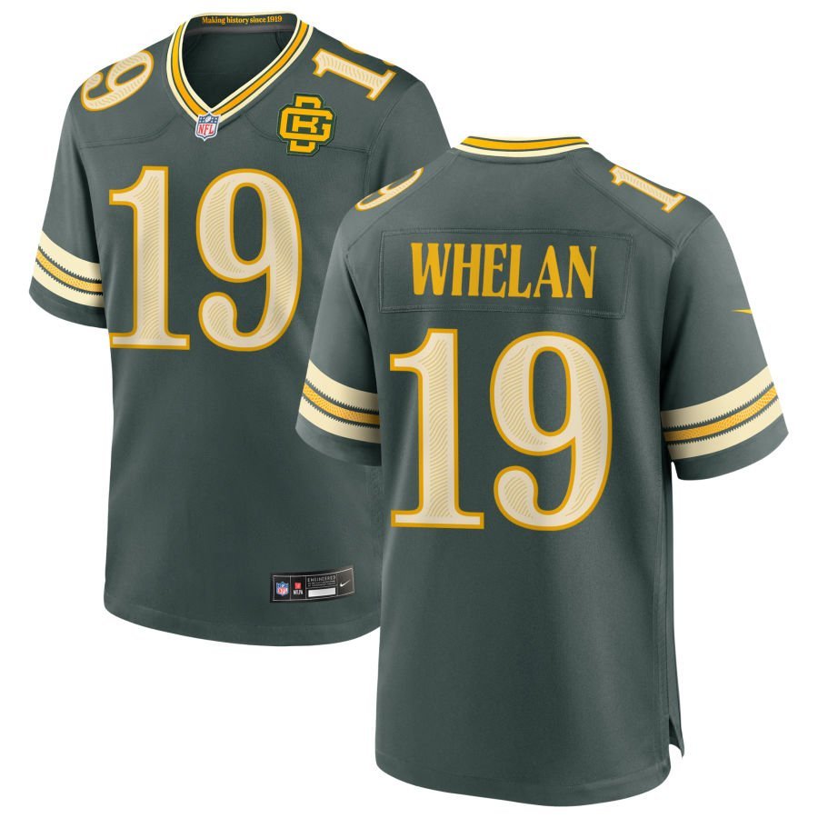 Daniel Whelan Men’s Nike Green Green Bay Packers 2026 Rivalries Collection Game Custom Jersey