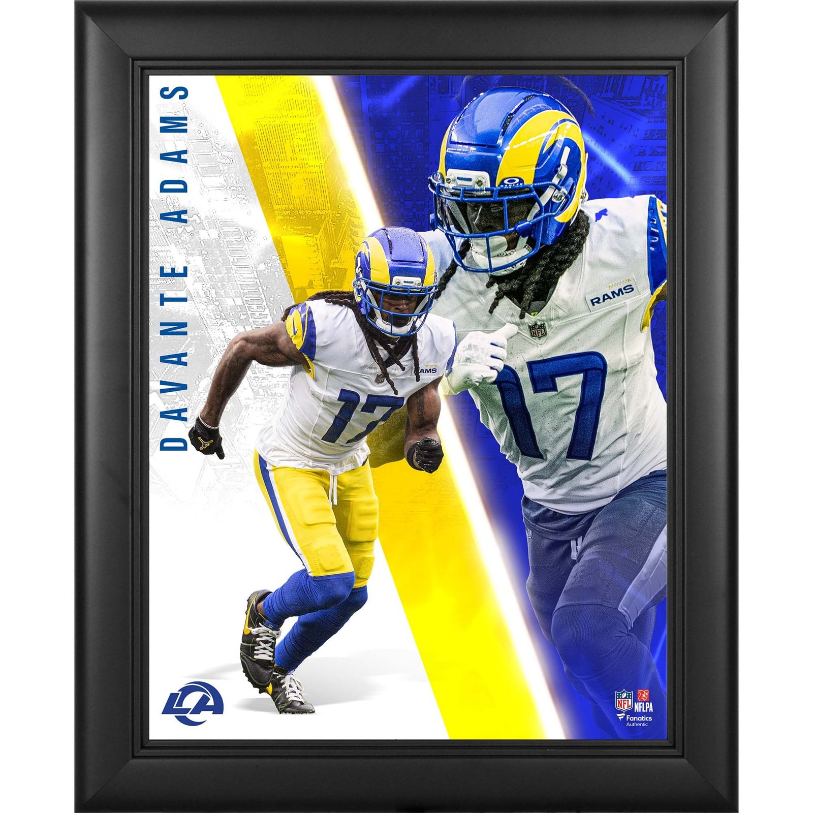 Davante Adams Los Angeles Rams Framed 13″ x 16″ Radiance Collage
