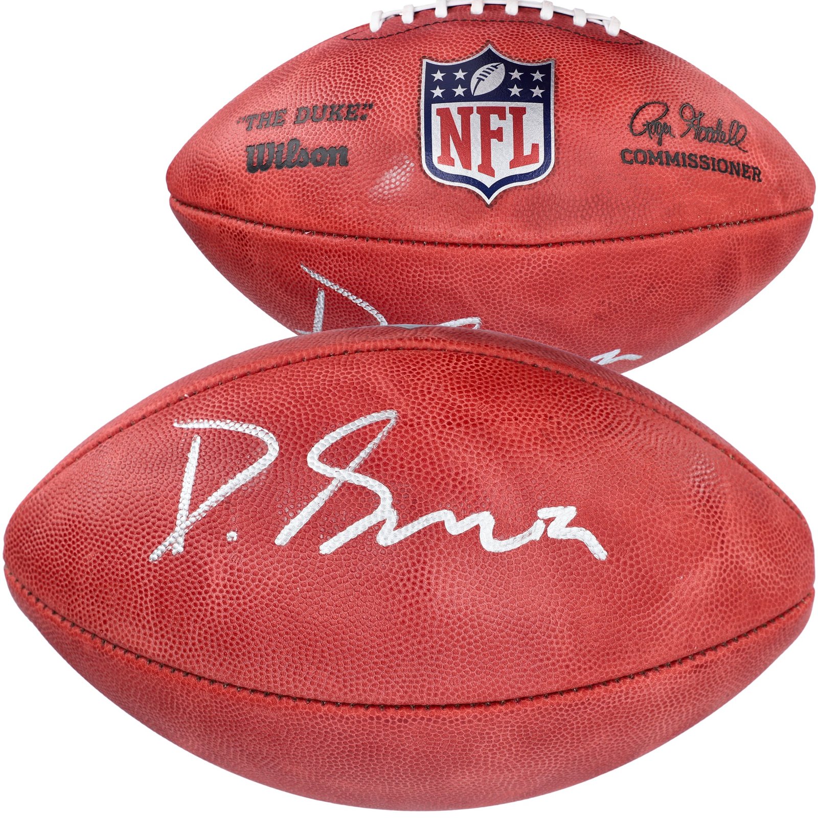 DeVonta Smith Philadelphia Eagles Autographed Wilson Full Color Pro Football DeVonta Smith Philadelphia Eagles Autographed Wilson Full Color Pro Football