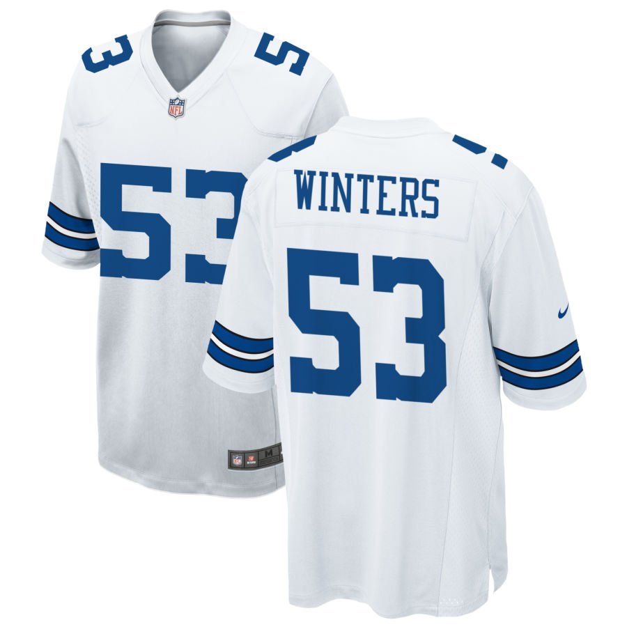 Dee Winters Men’s Nike White Dallas Cowboys Custom Game Jersey