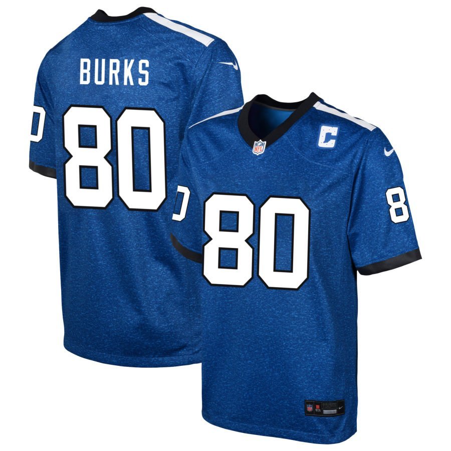 Deion Burks Youth Nike Blue Indianapolis Colts Indiana Nights Alternate Custom Game Jersey