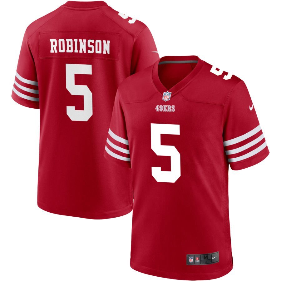 Demarcus Robinson Youth Nike Scarlet San Francisco 49ers Game Custom Jersey