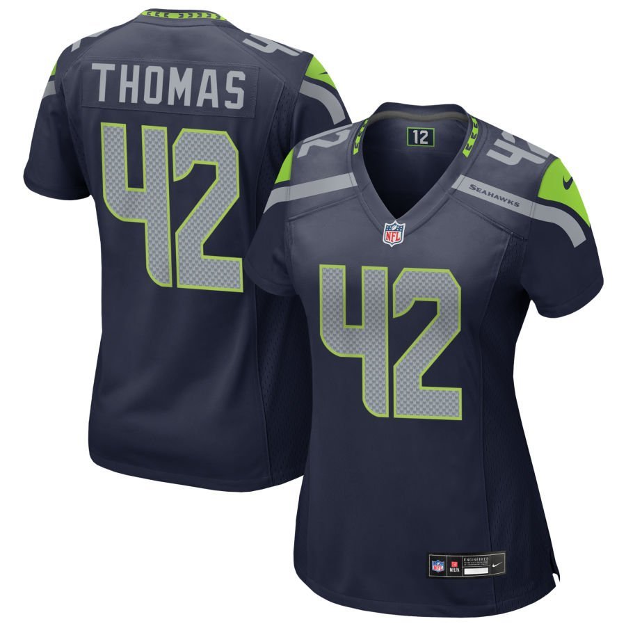 Drake Thomas Women’s Nike College Navy Seattle Seahawks Custom Game Jersey