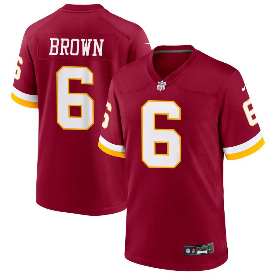 Dyami Brown Youth Nike Burgundy Washington Commanders Custom Game Jersey