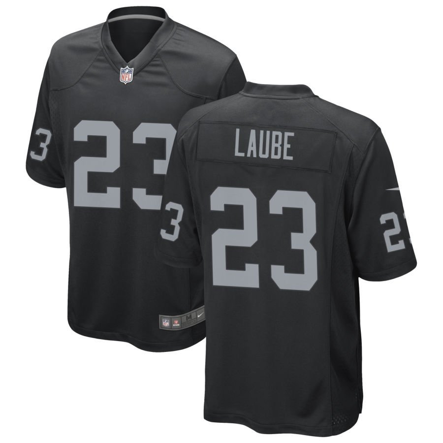 Dylan Laube Men’s Nike Black Las Vegas Raiders Custom Game Jersey