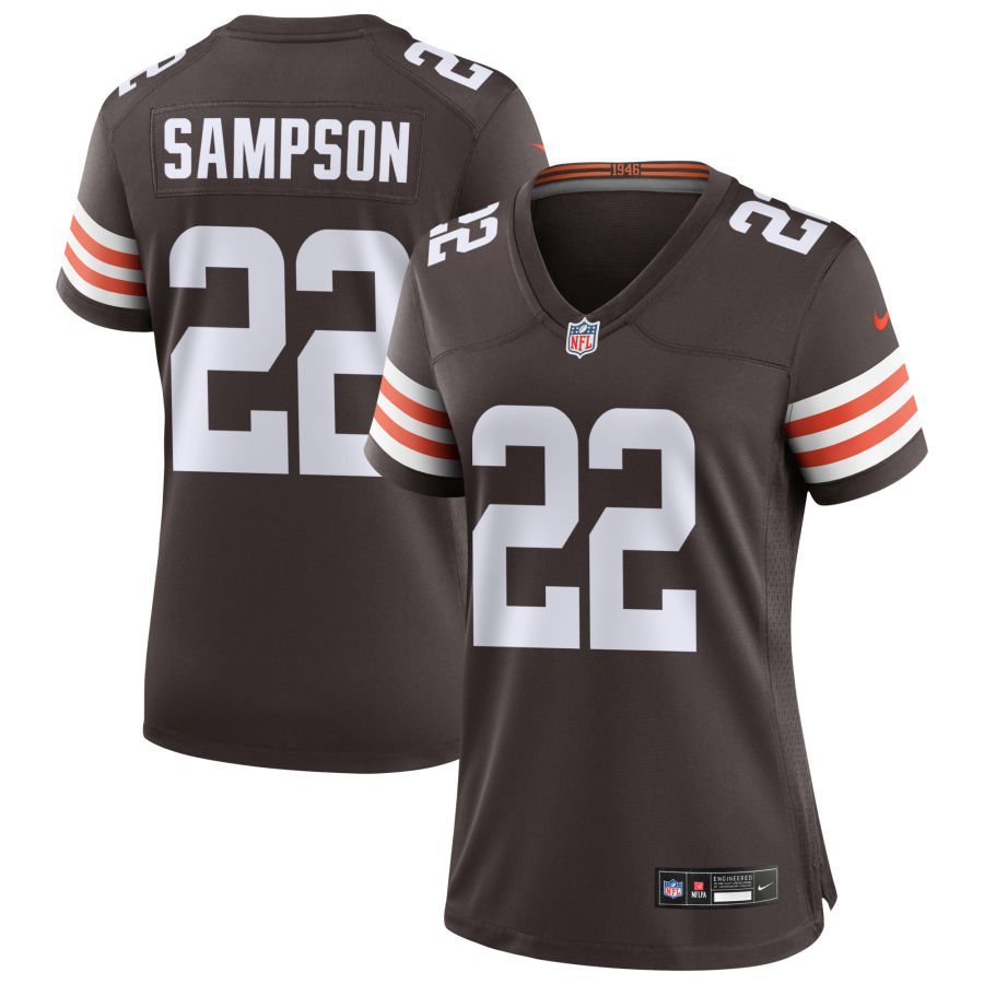 Dylan Sampson Women’s Nike Cleveland Browns Brown Custom Game Jersey Dylan Sampson Women’s Nike Cleveland Browns Brown Custom Game Jersey
