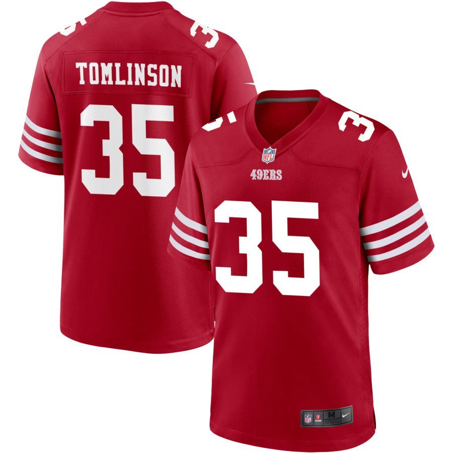 George Kittle Youth Nike Scarlet San Francisco 49ers Game Custom Jersey