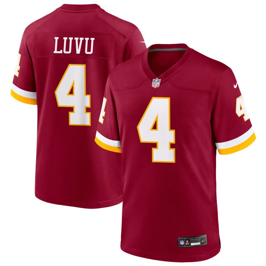 Frankie Luvu Youth Nike Burgundy Washington Commanders Custom Game Jersey