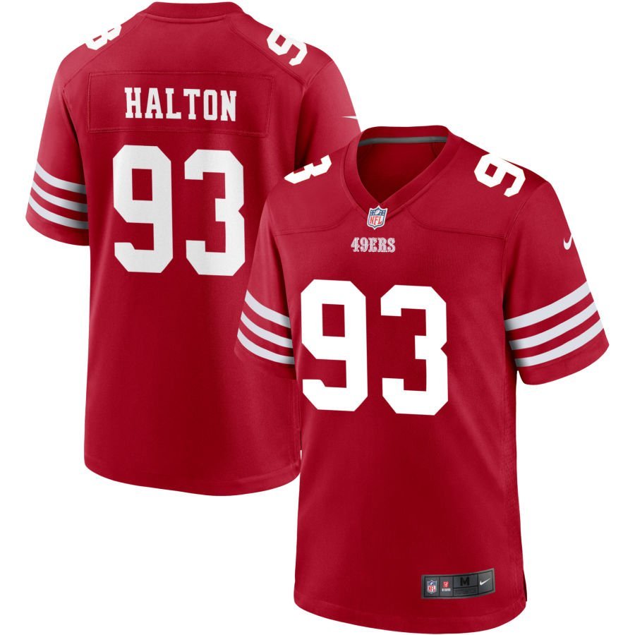 Gracen Halton Youth Nike Scarlet San Francisco 49ers Game Custom Jersey