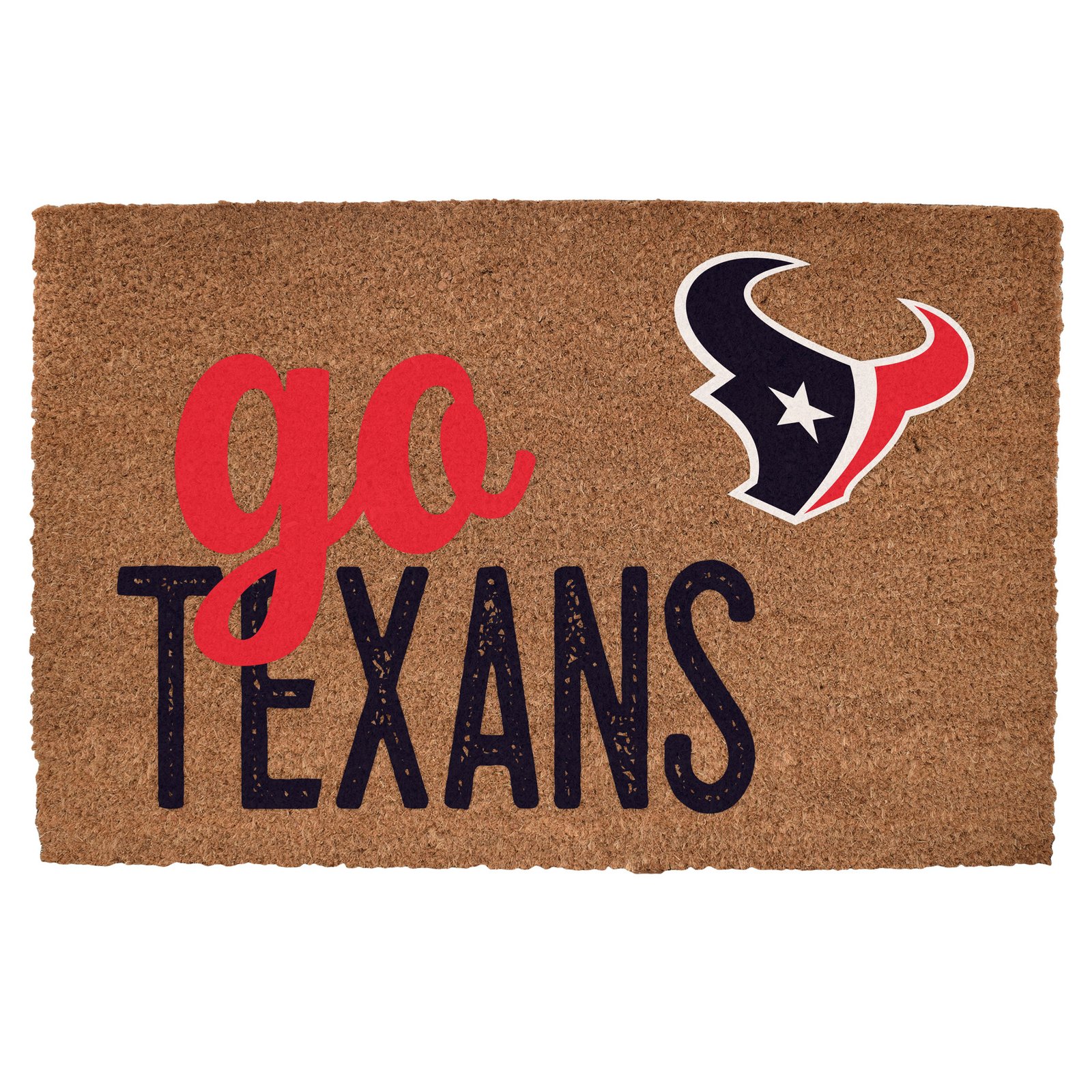Houston Texans 20″ x 30″ Go Team Coir Door Mat