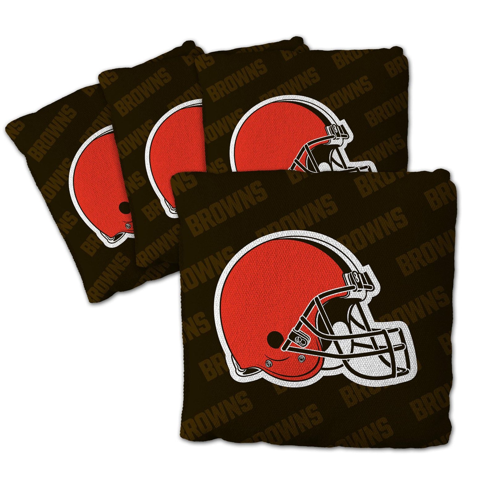 IDNA Cleveland Browns Four-Piece Cornhole Bag Set