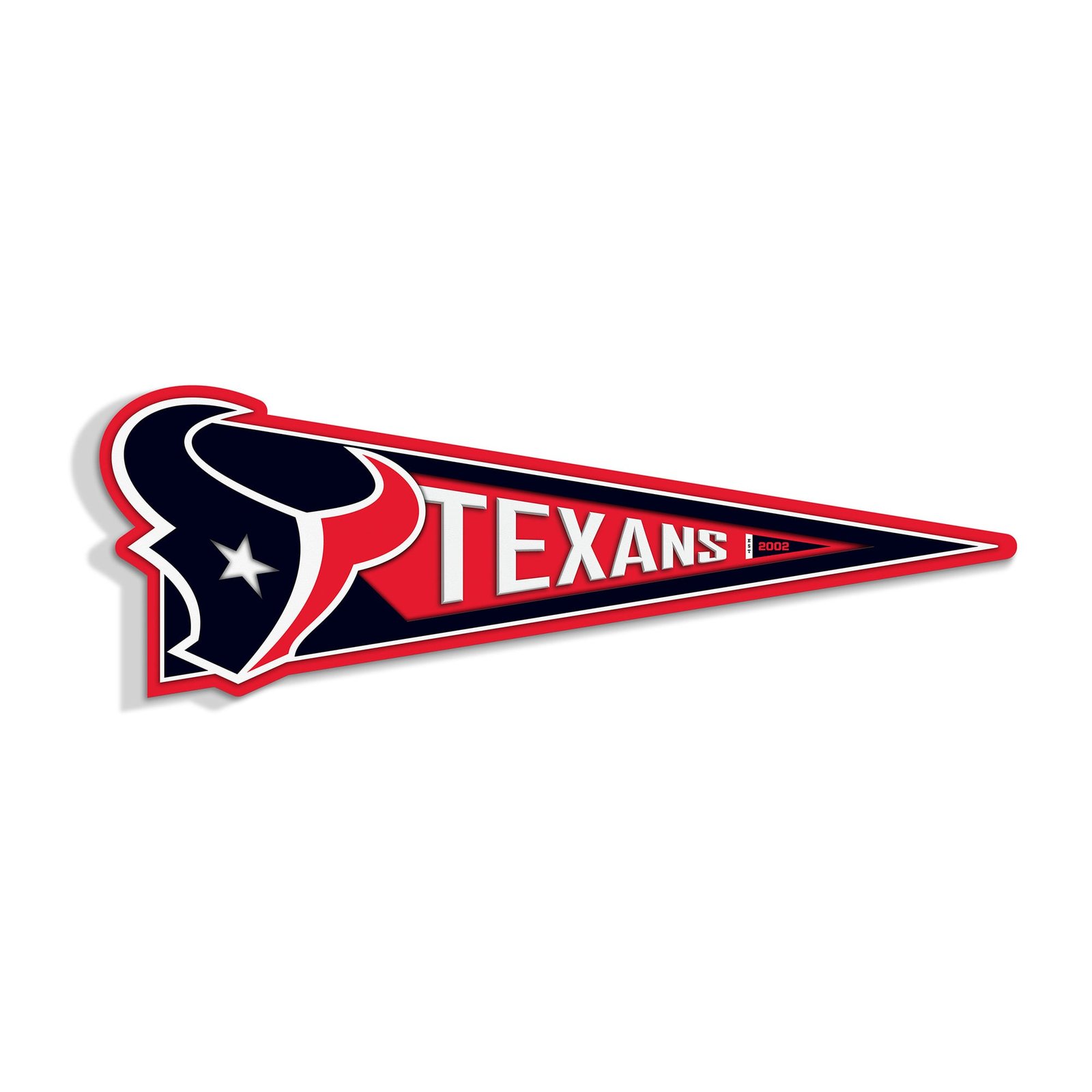 IDNA Houston Texans 23″ 3D Pennant Wall Art
