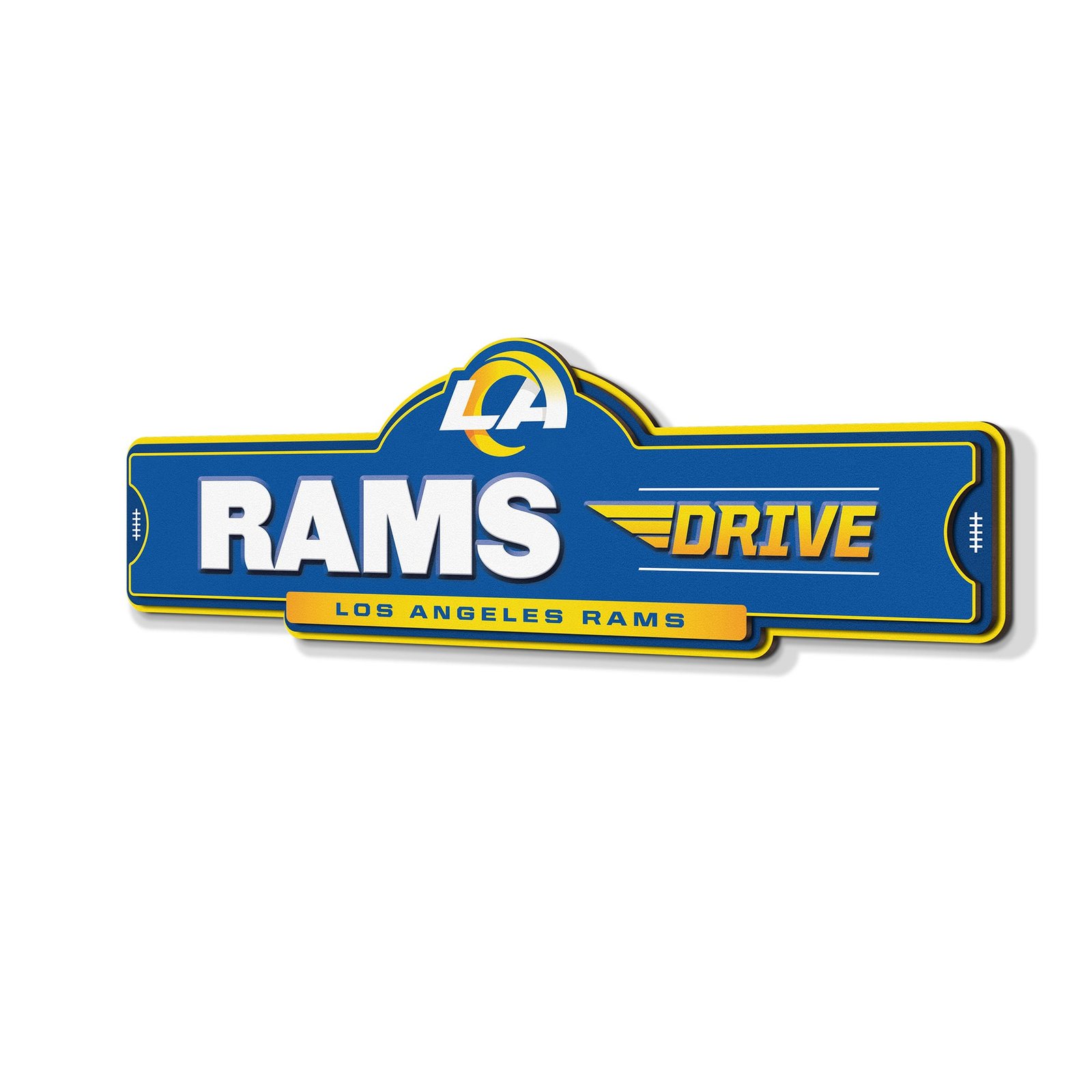 IDNA Los Angeles Rams 3D Street Sign
