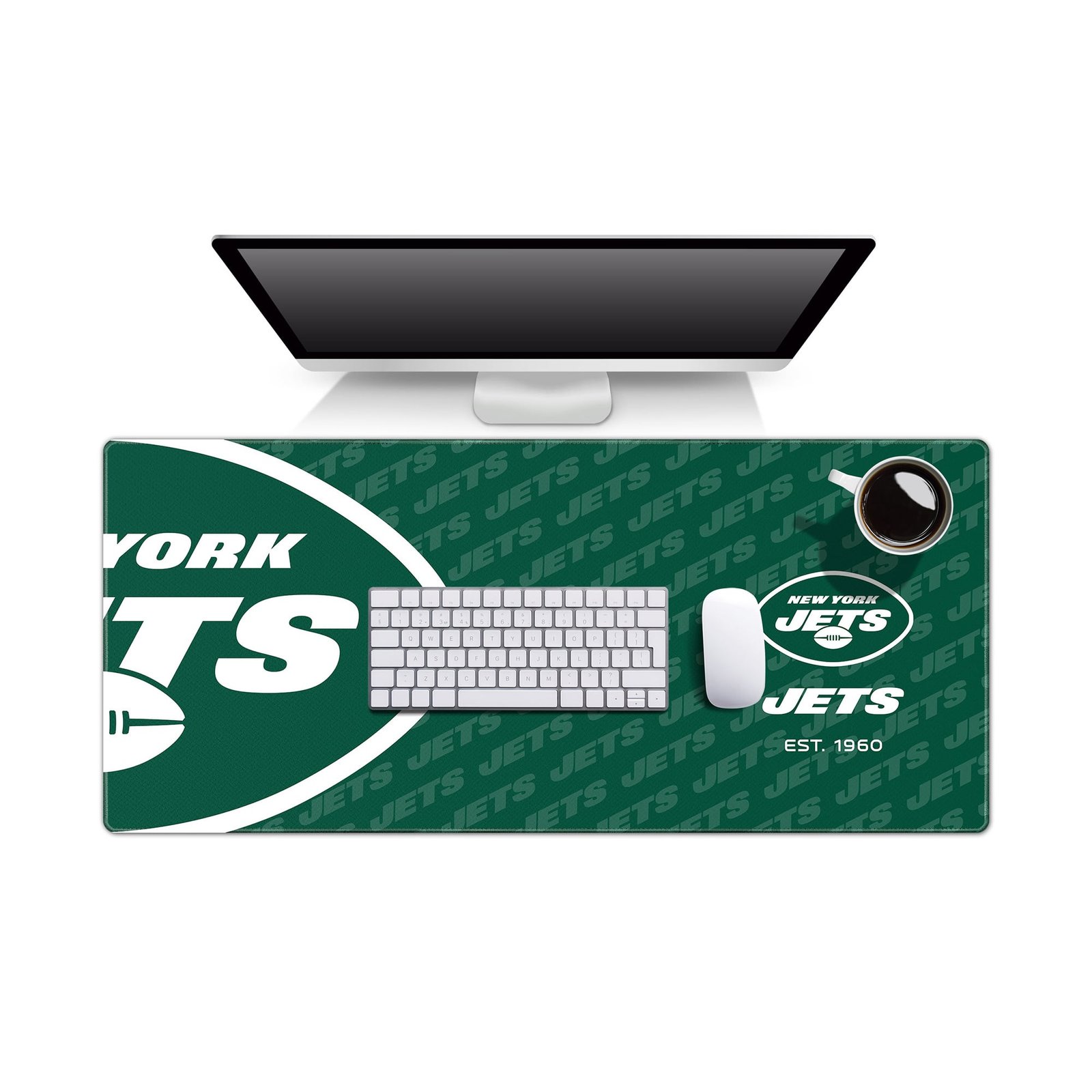 IDNA New York Jets 15.7″ x 35.4″ Logo Series Desk Pad