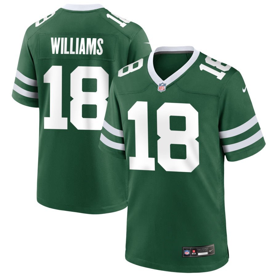 Isaiah Williams Men’s Nike Legacy Green New York Jets Custom Game Jersey