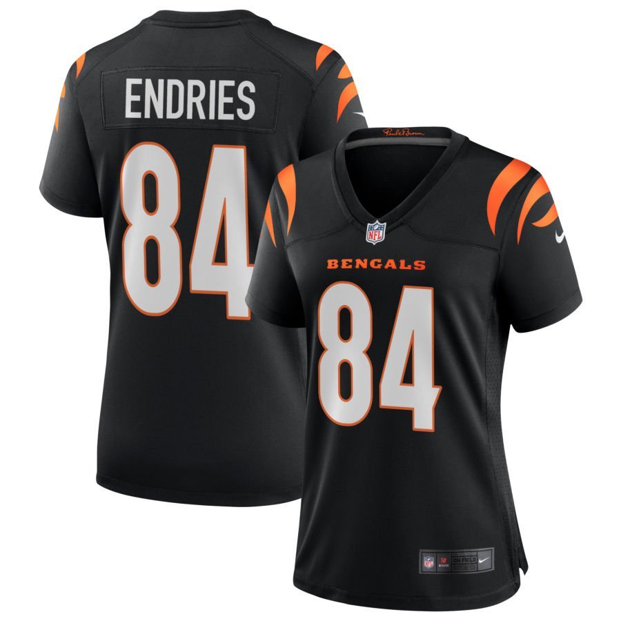 Jack Endries Women’s Nike Black Cincinnati Bengals Game Custom Jersey