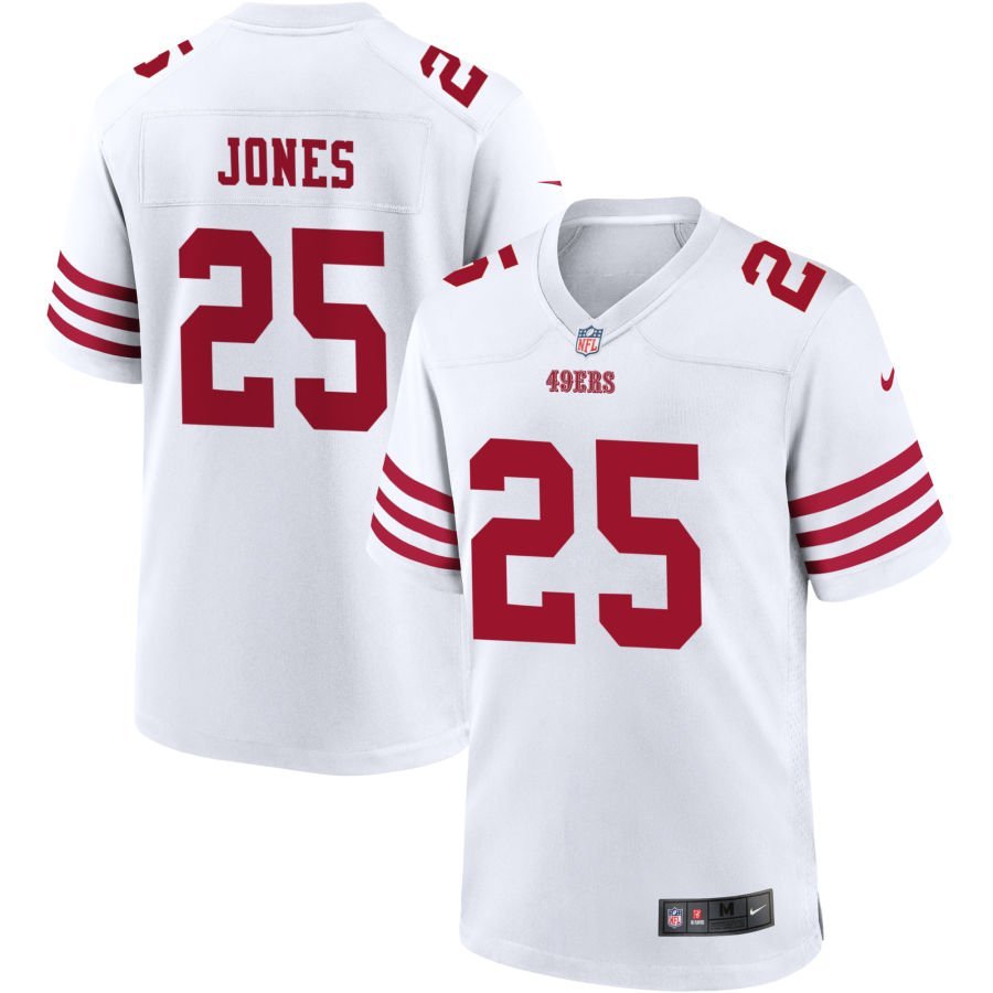 Jack Jones Men’s Nike White San Francisco 49ers Game Custom Player Jersey