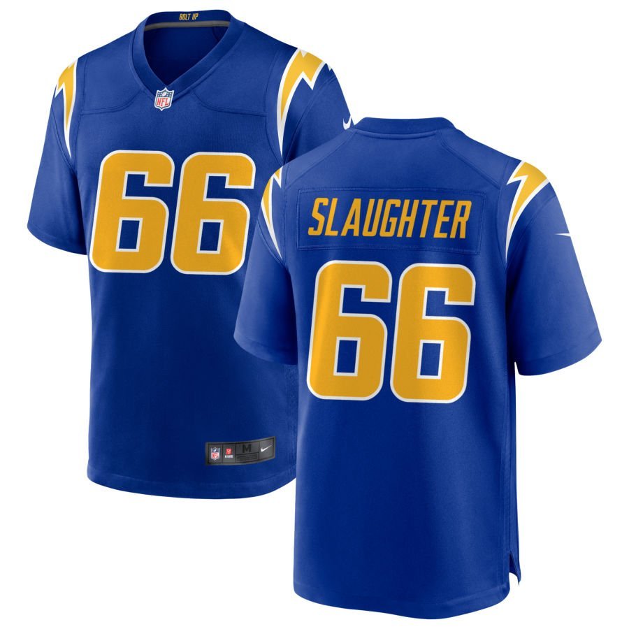 Jake Slaughter Men’s Nike Royal Los Angeles Chargers Alternate Custom Game Jersey