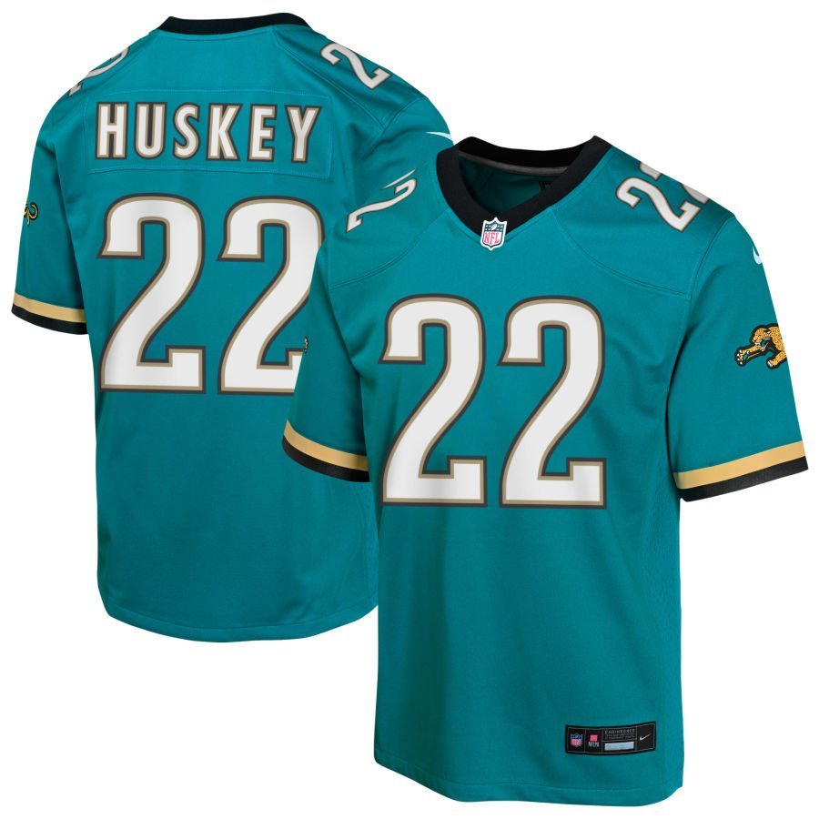 Jalen Huskey Youth Nike Teal Jacksonville Jaguars Prowler Throwback Custom Game Jersey