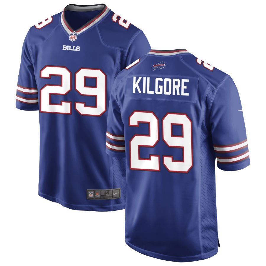 Jalon Kilgore Men’s Nike Royal Buffalo Bills Custom Game Jersey