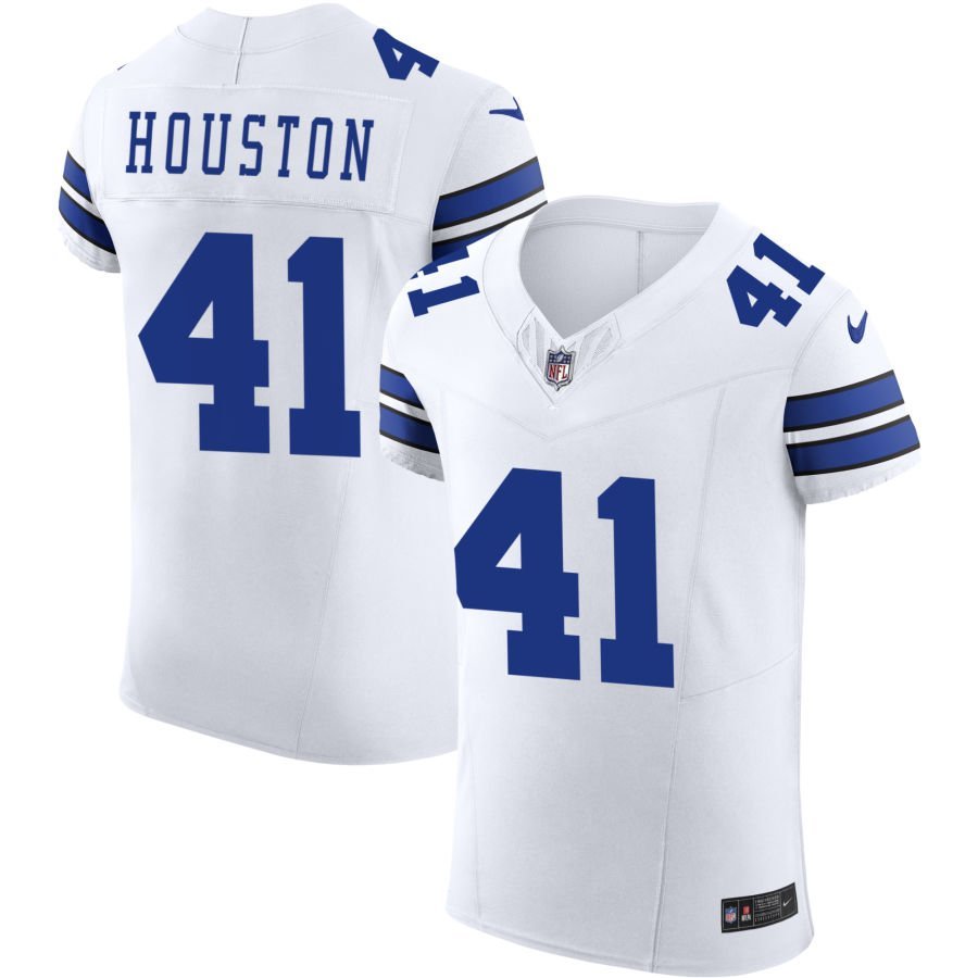 James Houston Men’s Nike White Dallas Cowboys Vapor F.U.S.E. Elite Custom Jersey