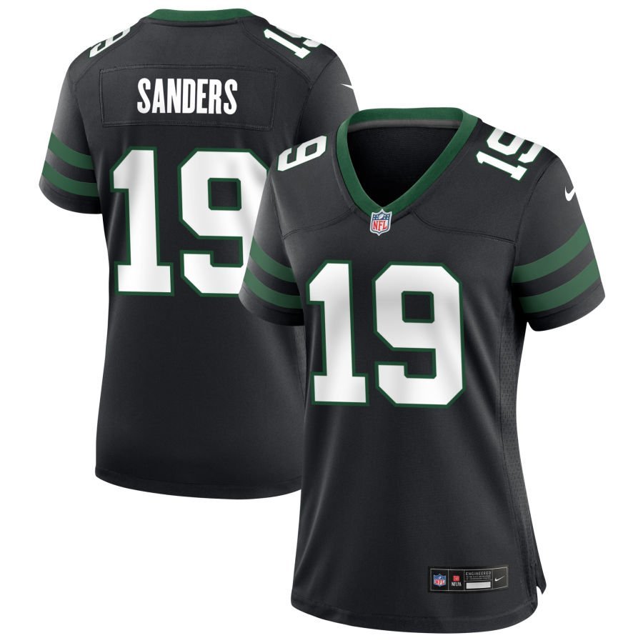 Jason Sanders Women’s Nike Legacy Black New York Jets Alternate Custom Game Jersey