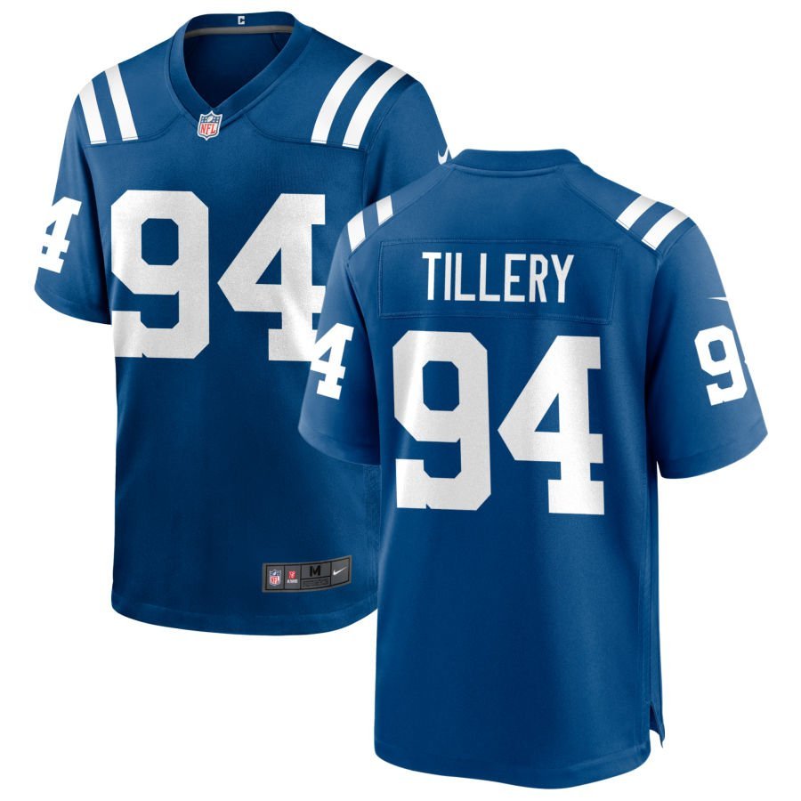 Jerry Tillery Men’s Nike Indianapolis Colts Royal Custom Game Jersey