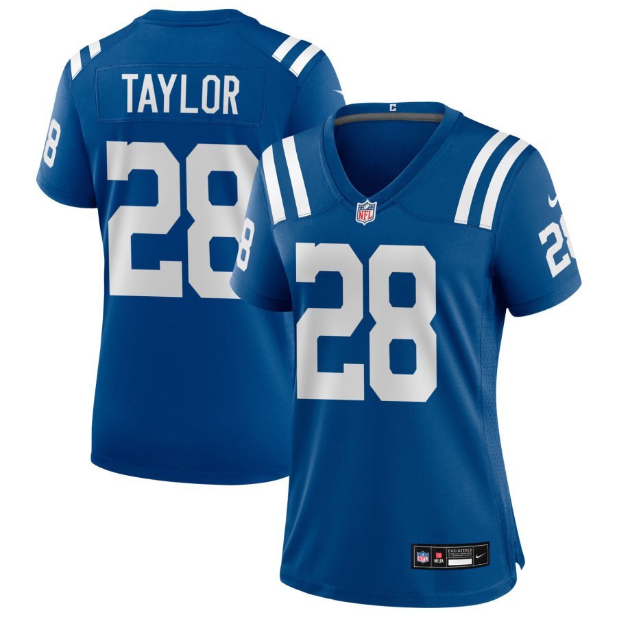 Jonathan Taylor Women’s Nike Indianapolis Colts Royal Custom Game Jersey