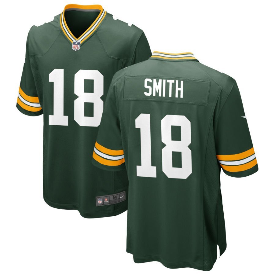 Jonnu Smith Men’s Nike Green Green Bay Packers Custom Game Jersey