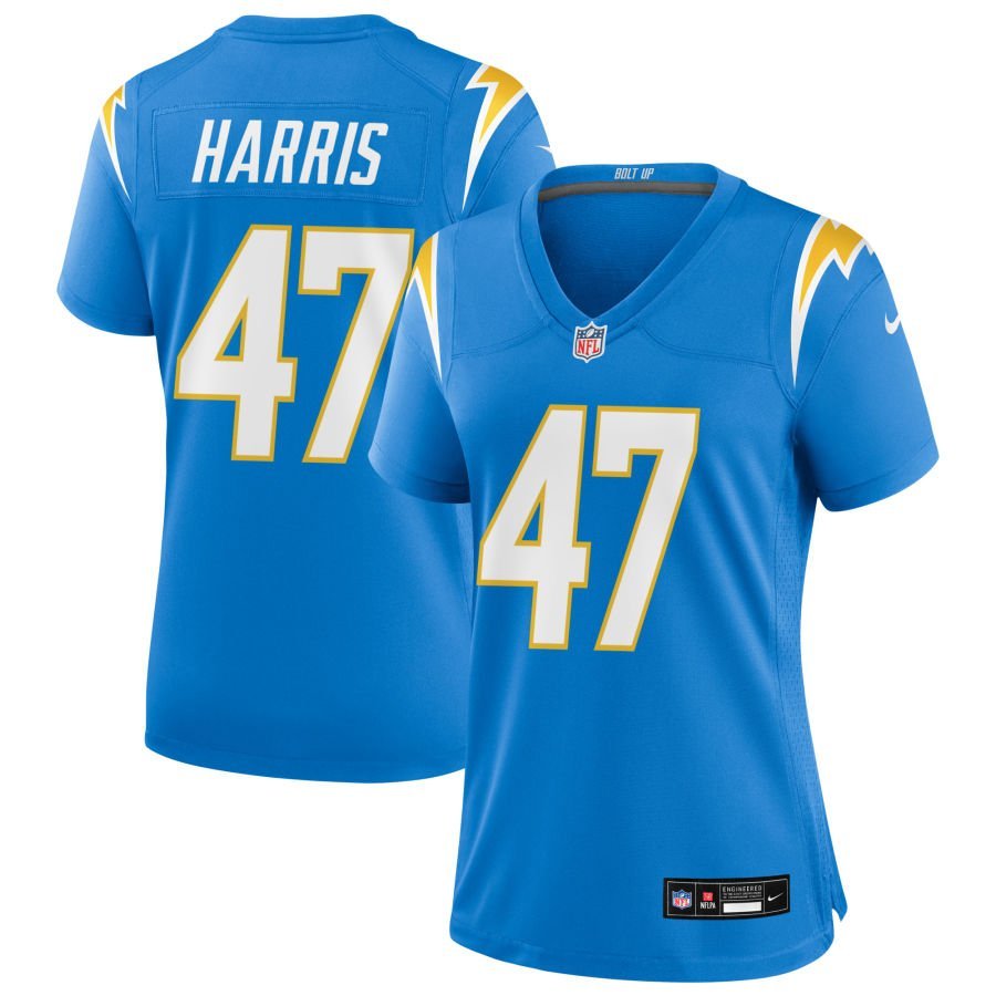 Josh Harris Women’s Nike Powder Blue Los Angeles Chargers Custom Game Jersey