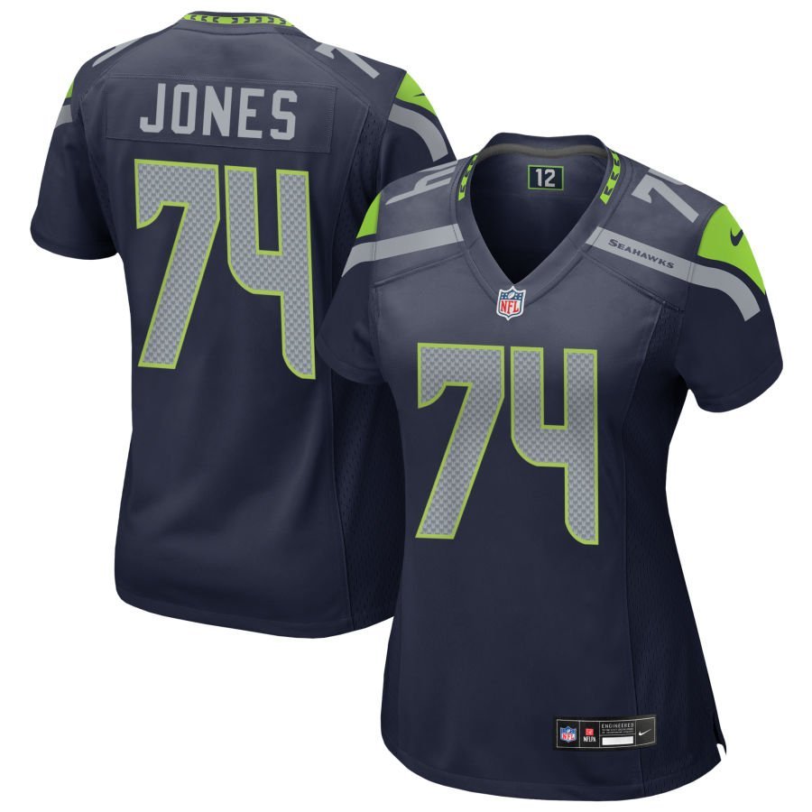 Josh Jones Women’s Nike College Navy Seattle Seahawks Custom Game Jersey