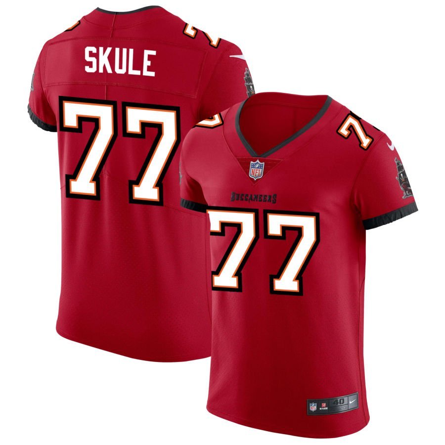 Justin Skule Men’s Nike Red Tampa Bay Buccaneers Vapor Elite Custom Jersey