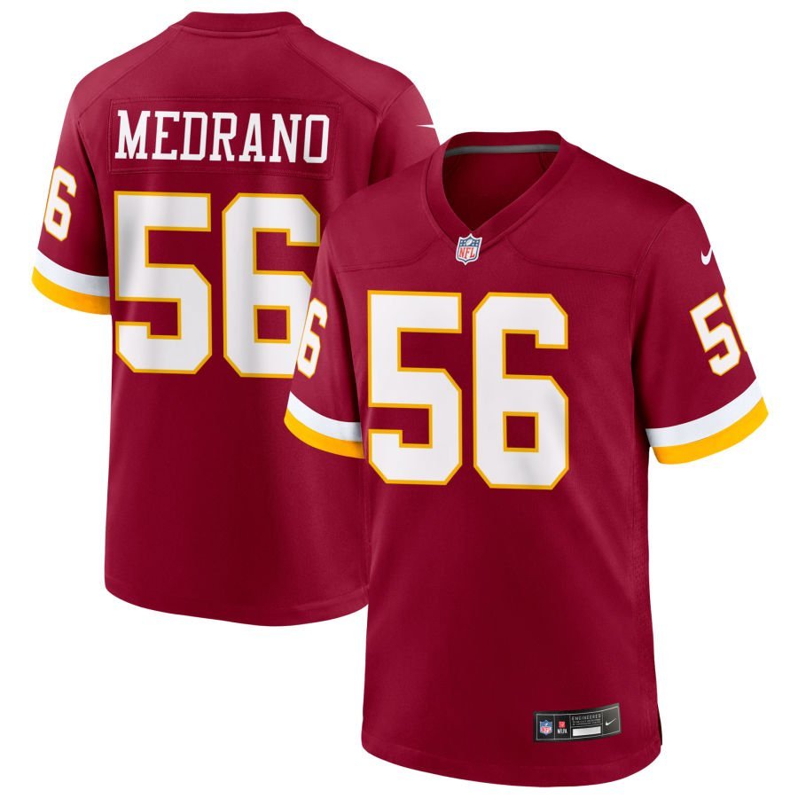 Kain Medrano Youth Nike Burgundy Washington Commanders Custom Game Jersey