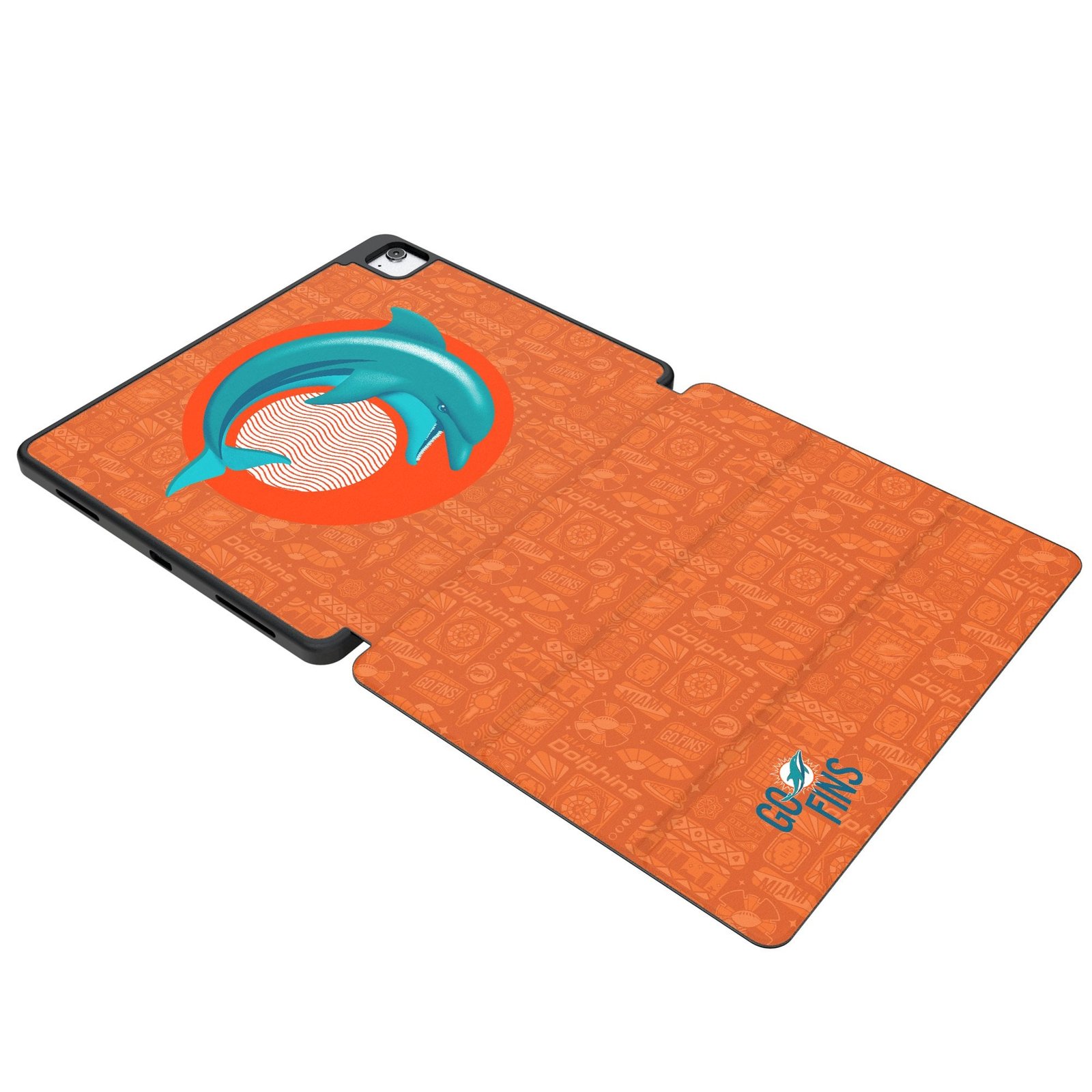 Keyscaper Black Miami Dolphins iPad Tablet Case