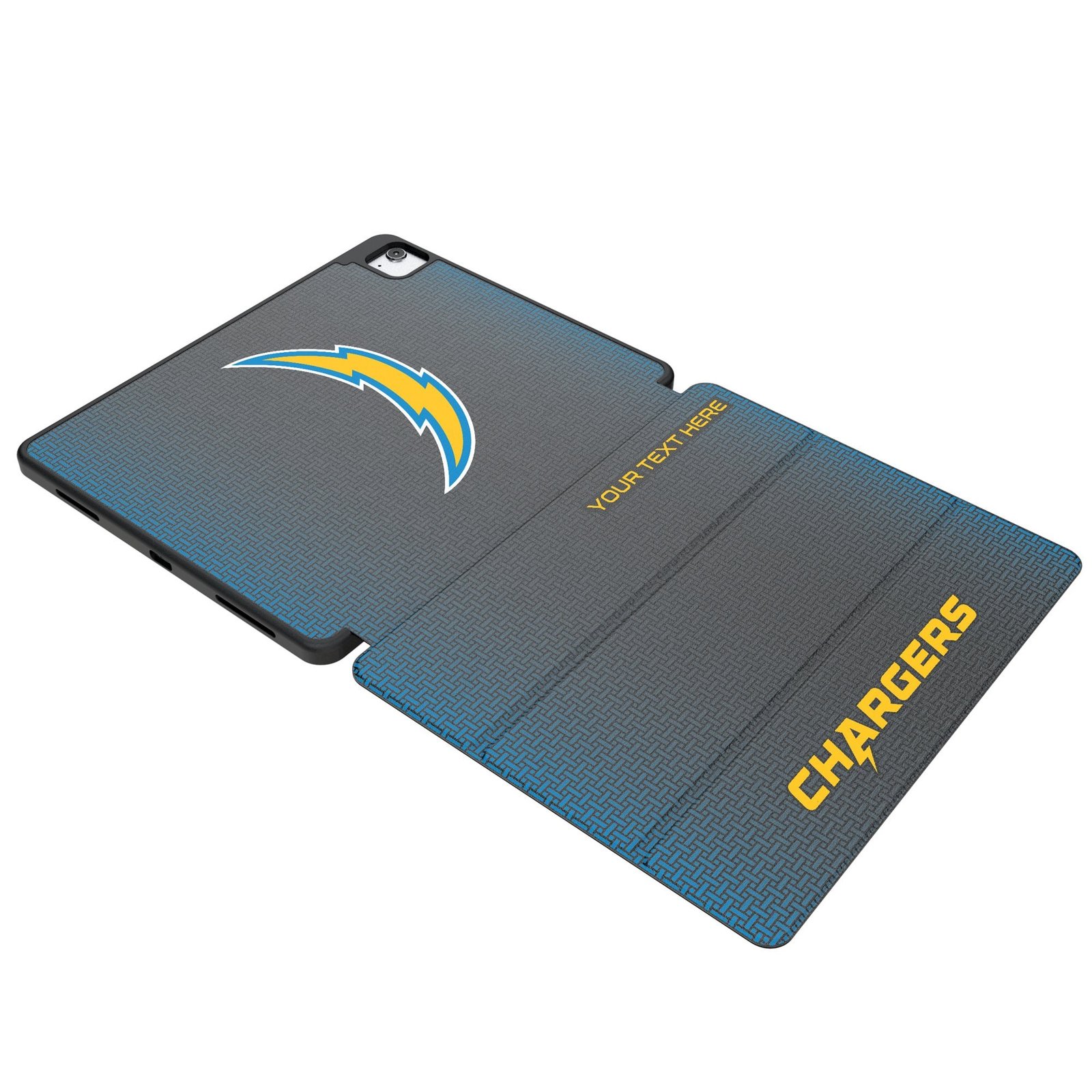 Keyscaper Los Angeles Chargers Personalized Linen iPad Tablet Case