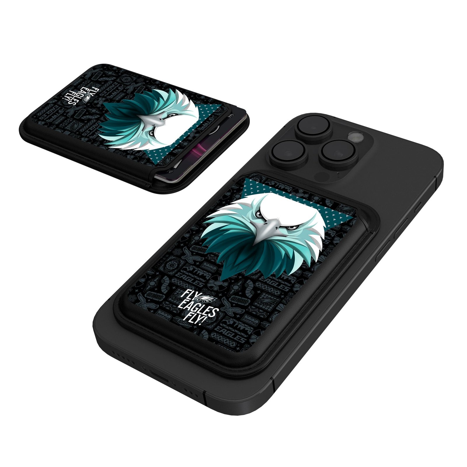 Keyscaper Philadelphia Eagles Illustrated Magnetic Phone Credit Card Wallet